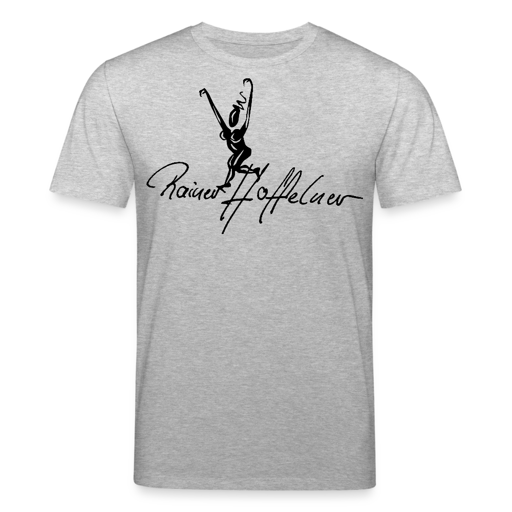 Unisex Bio-T-Shirt mit TUSCHEWEIBCHEN PRINT - Grau meliert