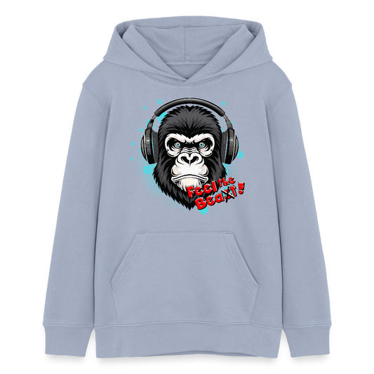 MNJS TEENS Bio-Hoodie mit FEEL THE BEAST PRINT - Lavendel-Violett