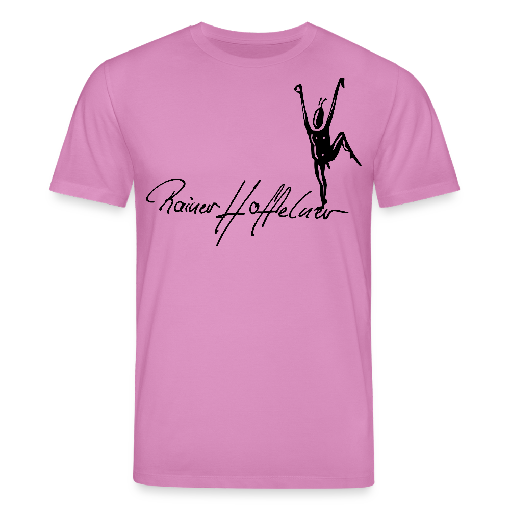 Unisex Bio-T-Shirt mit TUSCHEMÄNNCHEN PRINT - Pink
