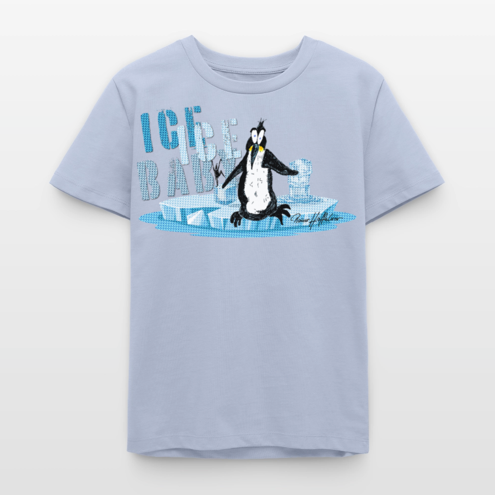 MNJS TEENS Bio T-Shirt mit ICE ICE BABY PRINT - Lavendel-Violett