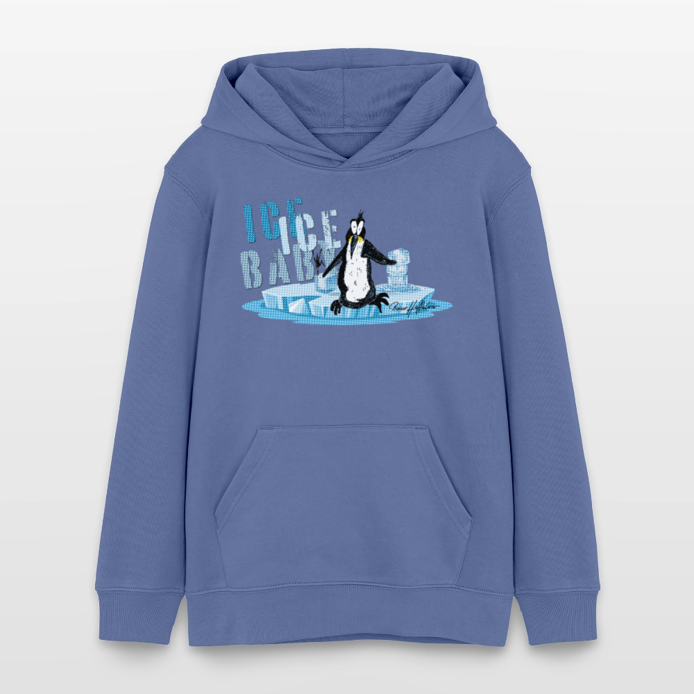 MNJS TEENS Bio-Hoodie mit ICE ICE BABY PRINT - Blau