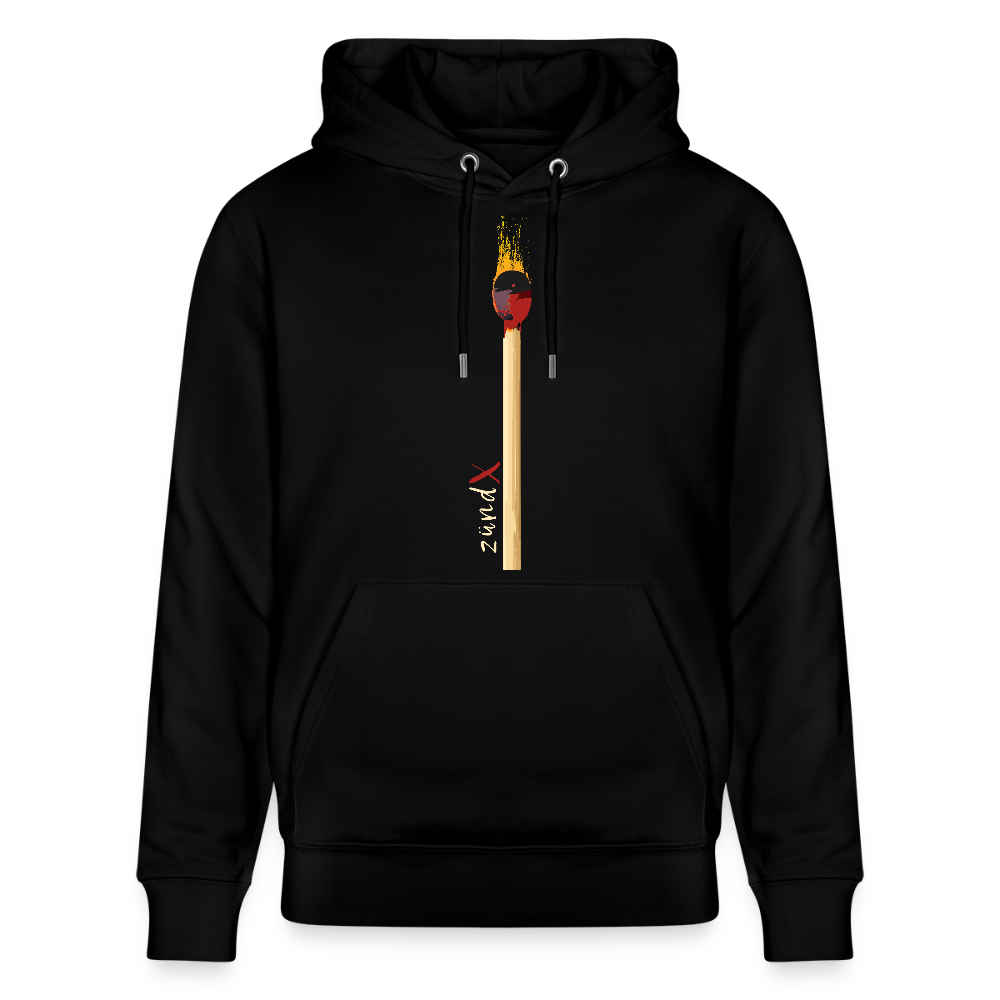 Unisex Hoodie mit zündX PRINT - Schwarz