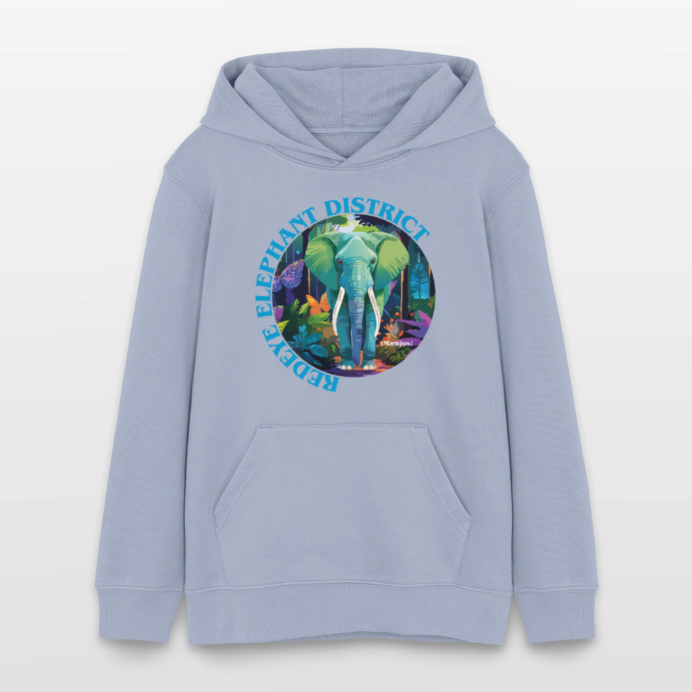 MNJS TEENS Bio-Hoodie mit REDEYE ELEPHANT DISTRICT PRINT - Lavendel-Violett