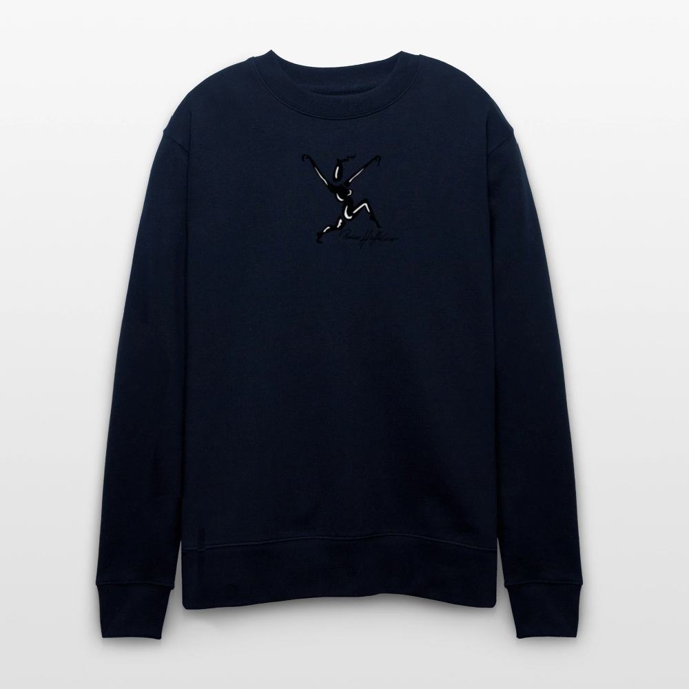 Unisex Bio-Sweatshirt mit TUSCHEWEIBCHEN PRINT - Navy