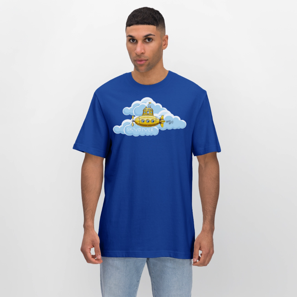 Unisex Bio-T-Shirt mit SKYDIVER PRINT - Dunkelblau