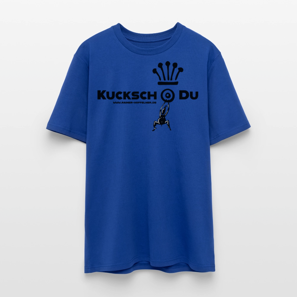 Unisex Bio-T-Shirt mit KUCKSCH DU PRINT - Dunkelblau