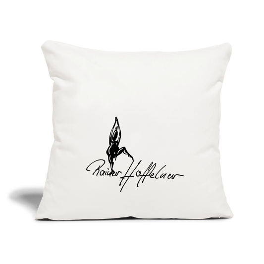 Sofakissenbezug 44 x 44 cm mit TUSCHEMÄNNCHN PRINT - Naturweiß