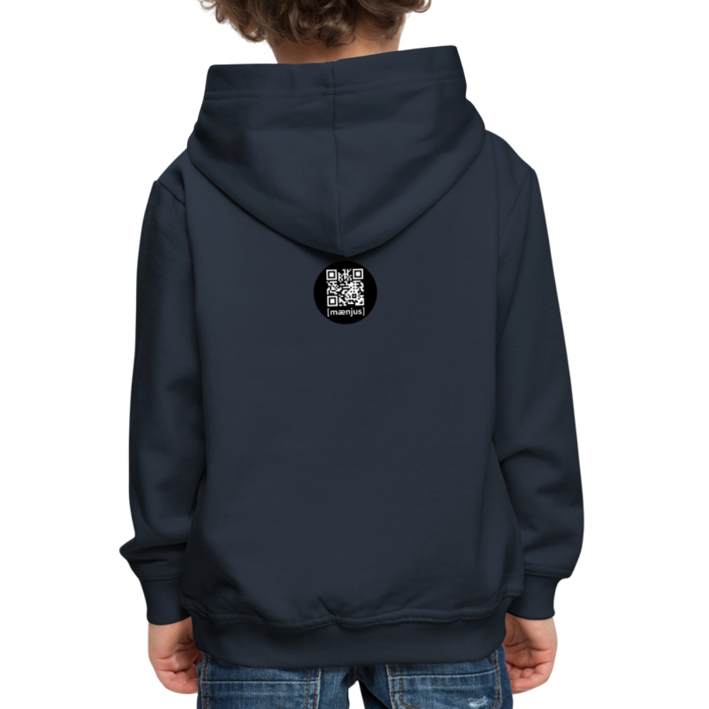 MNJS KIDS Premium Hoodie mit REDEYE ELEPHANT DISTRICT PRINT - Navy
