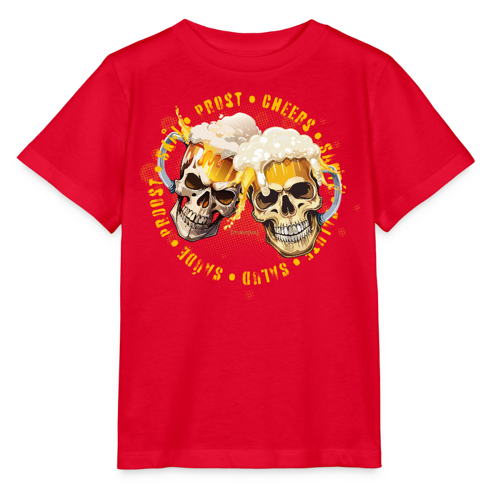 MNJS KIDS Bio T-Shirt mit OKOTBERFEST EDITION BOYS PRINT - Rot