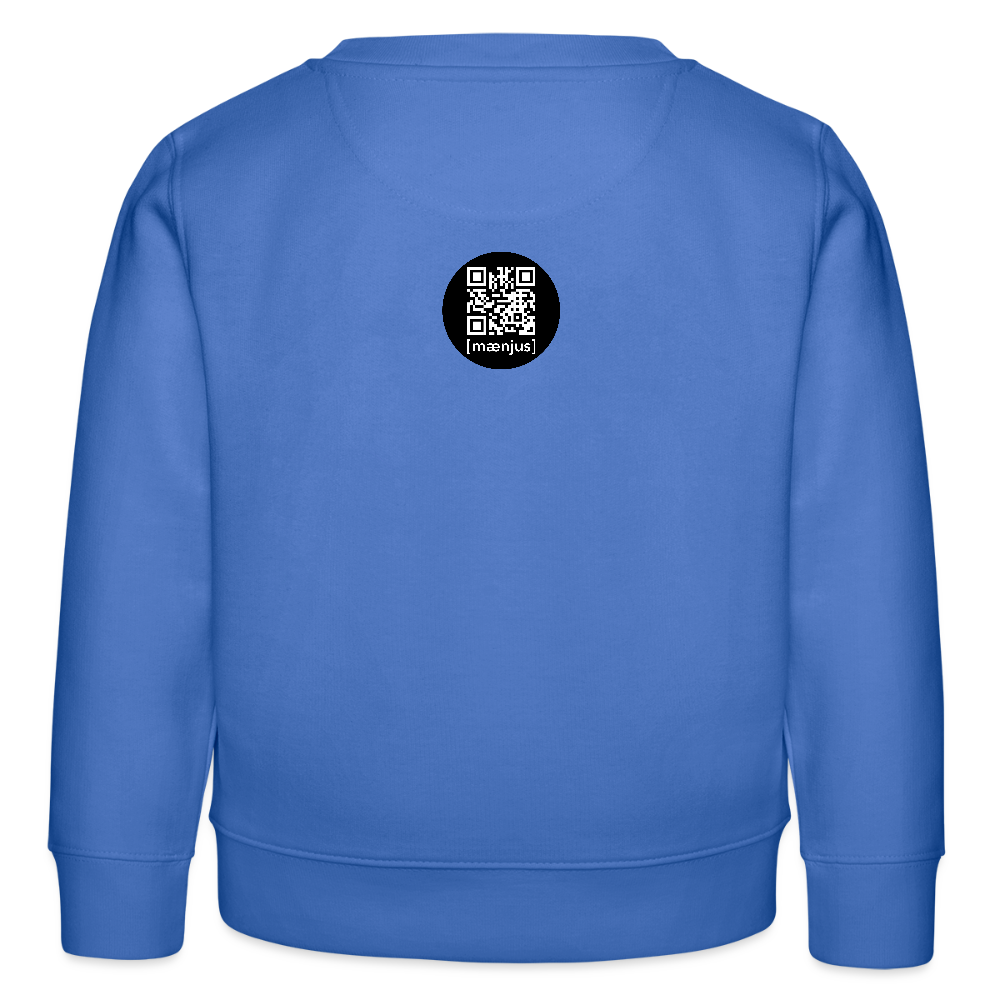 MNJS KIDS Mini Changer Bio Sweatshirt mit SNOWCATFUCKTORY PRINT - carolina Blue