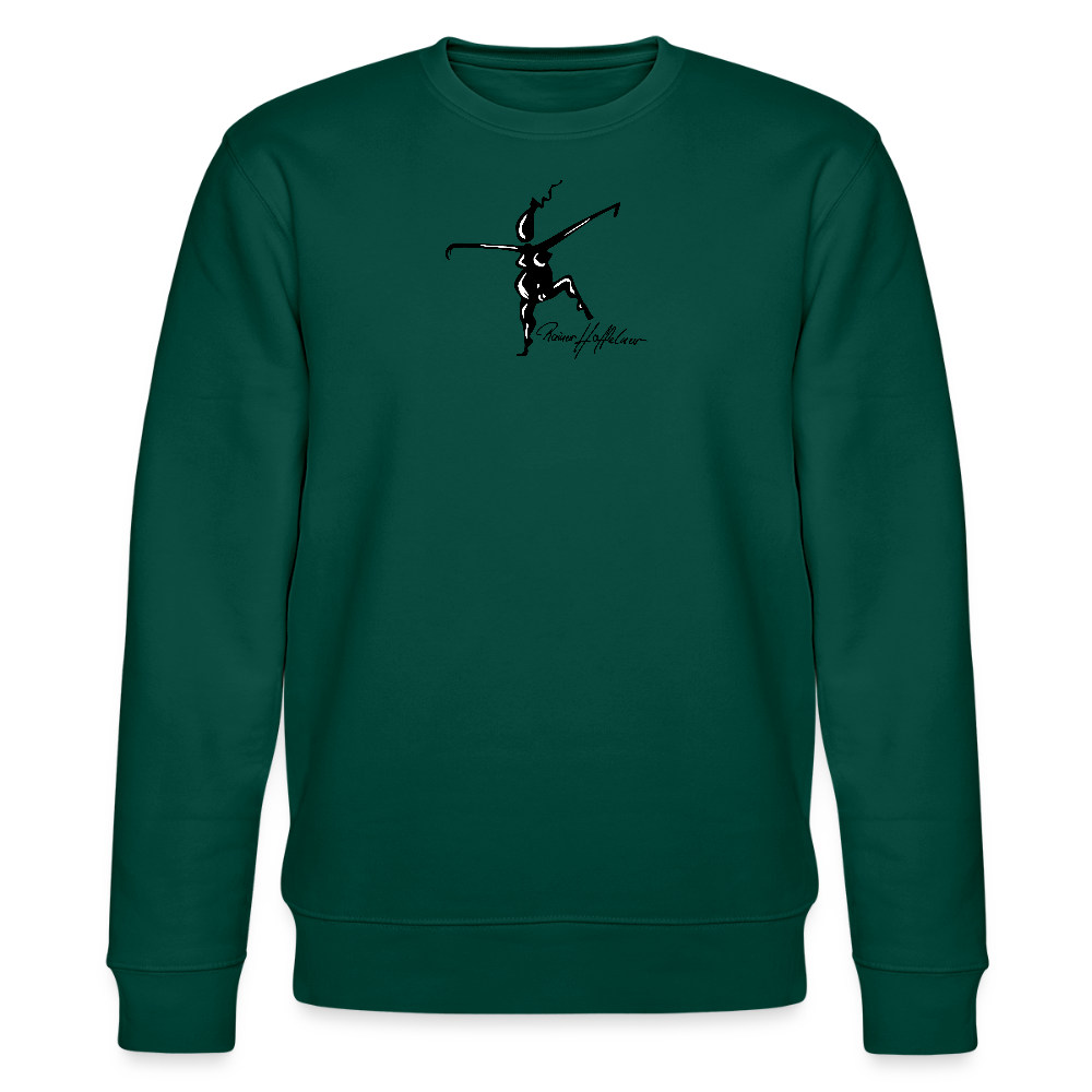 Unisex Bio-Sweatshirt mit TUSCHEWEIBCHEN PRINT - Forest