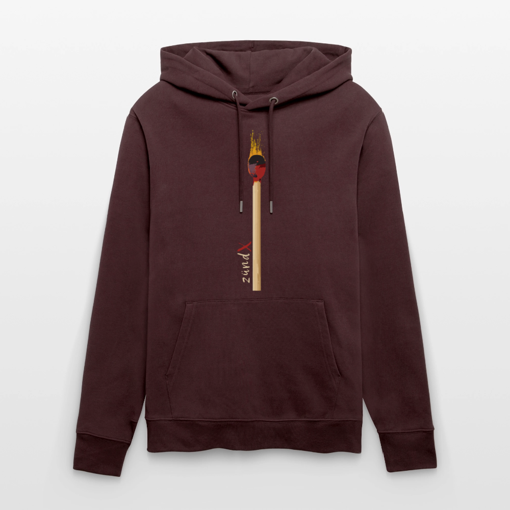 Unisex Hoodie mit zündX PRINT - Maroon