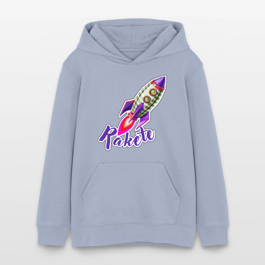 MNJS TEENS Bio-Hoodie mit RAKETE PRINT - Lavendel-Violett