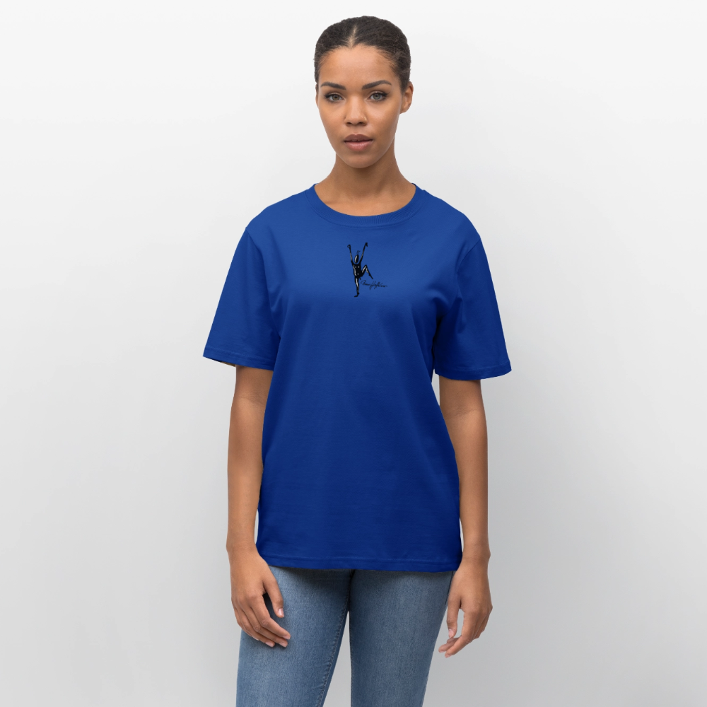 Unisex Bio-T-Shirt mit TUSCHEMÄNNCHEN PRINT - Dunkelblau