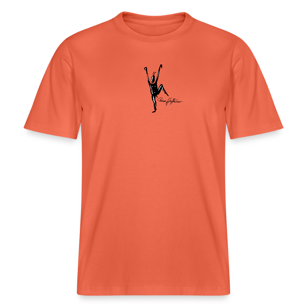 Unisex Bio-T-Shirt mit TUSCHEMÄNNCHEN PRINT - Hellrot
