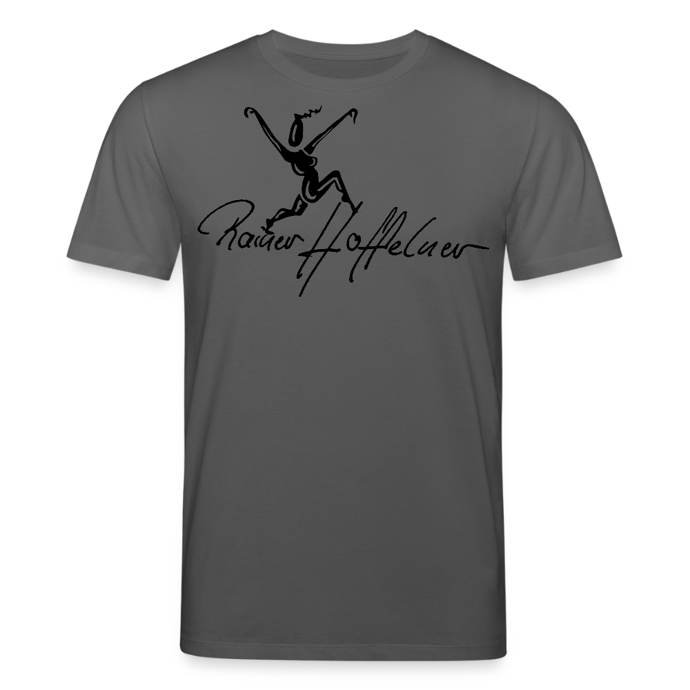 Unisex Bio-T-Shirt mit TUSCHEWEIBCHEN PRINT - Anthrazit