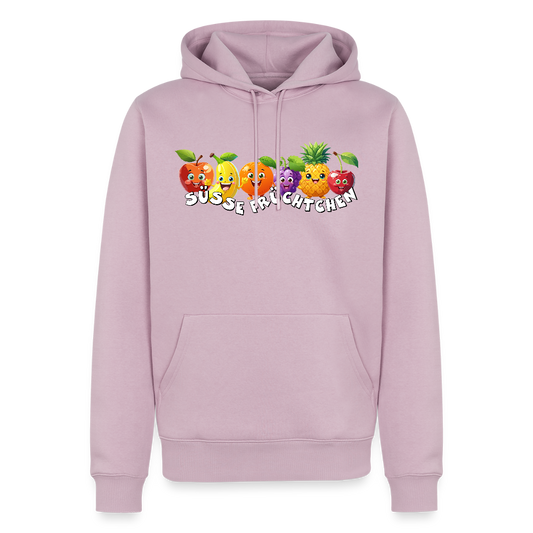 Männer Premium Hoodie mit SÜSSE FRÜCHTCHEN PRINT - Altrosa