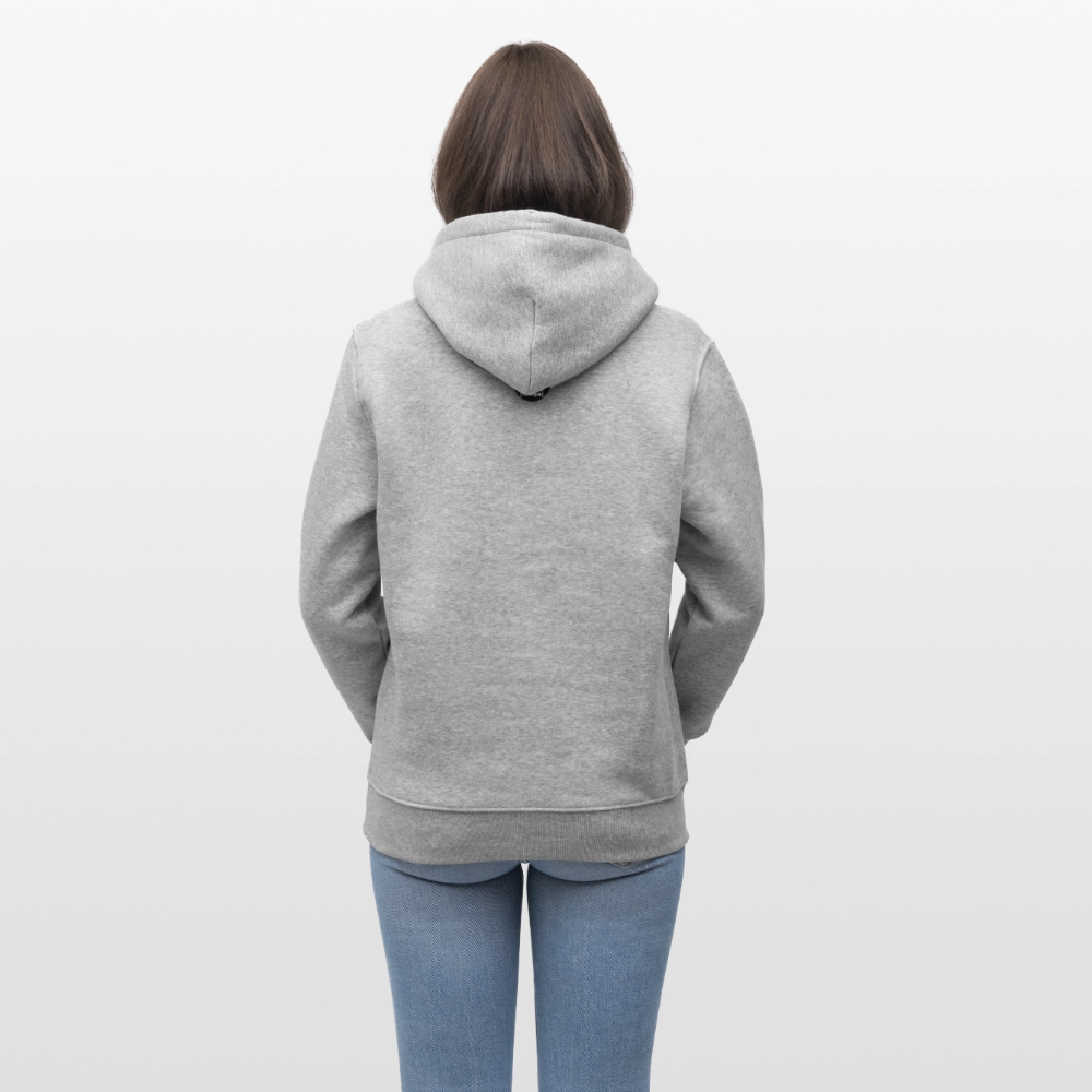 Unisex Hoodie mit zündX PRINT - Grau meliert
