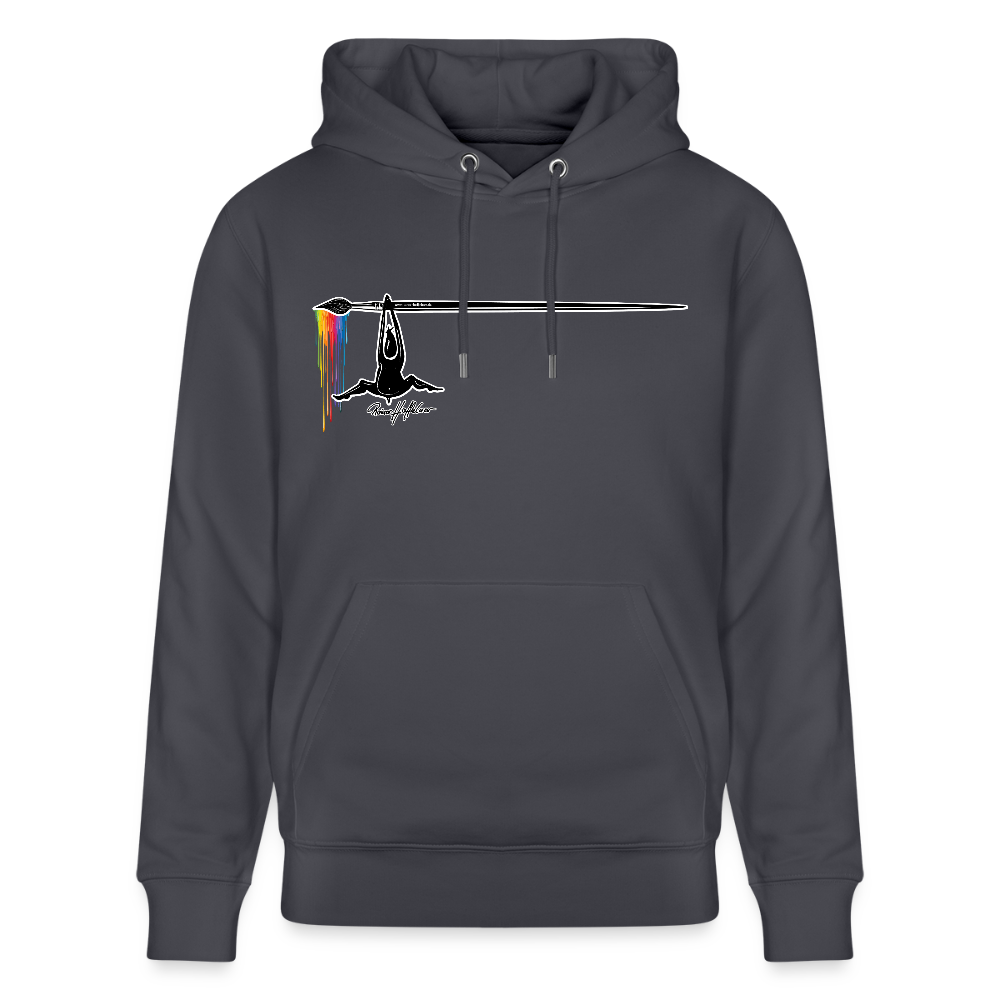 Unisex Hoodie mit TUSCHEMÄNNCHEN PRINT - Indigoblau