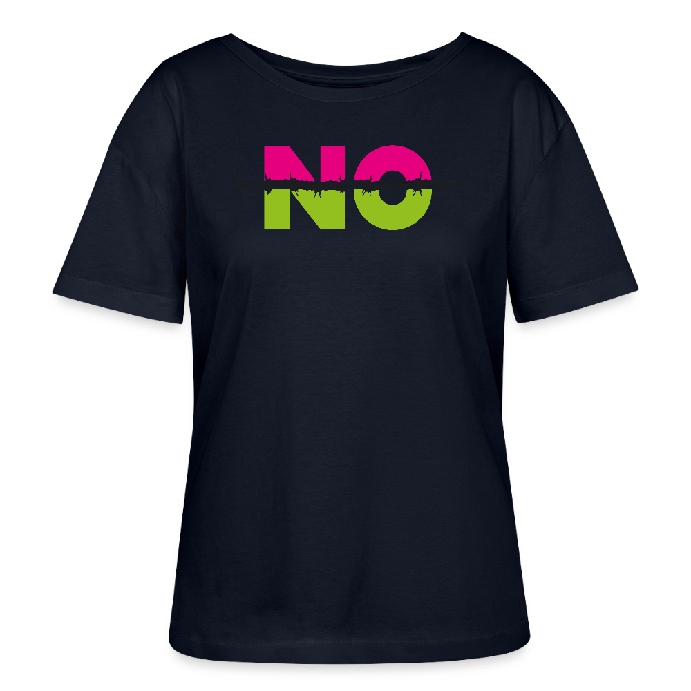 Frauen T-Shirt mit NO PRINT - Navy