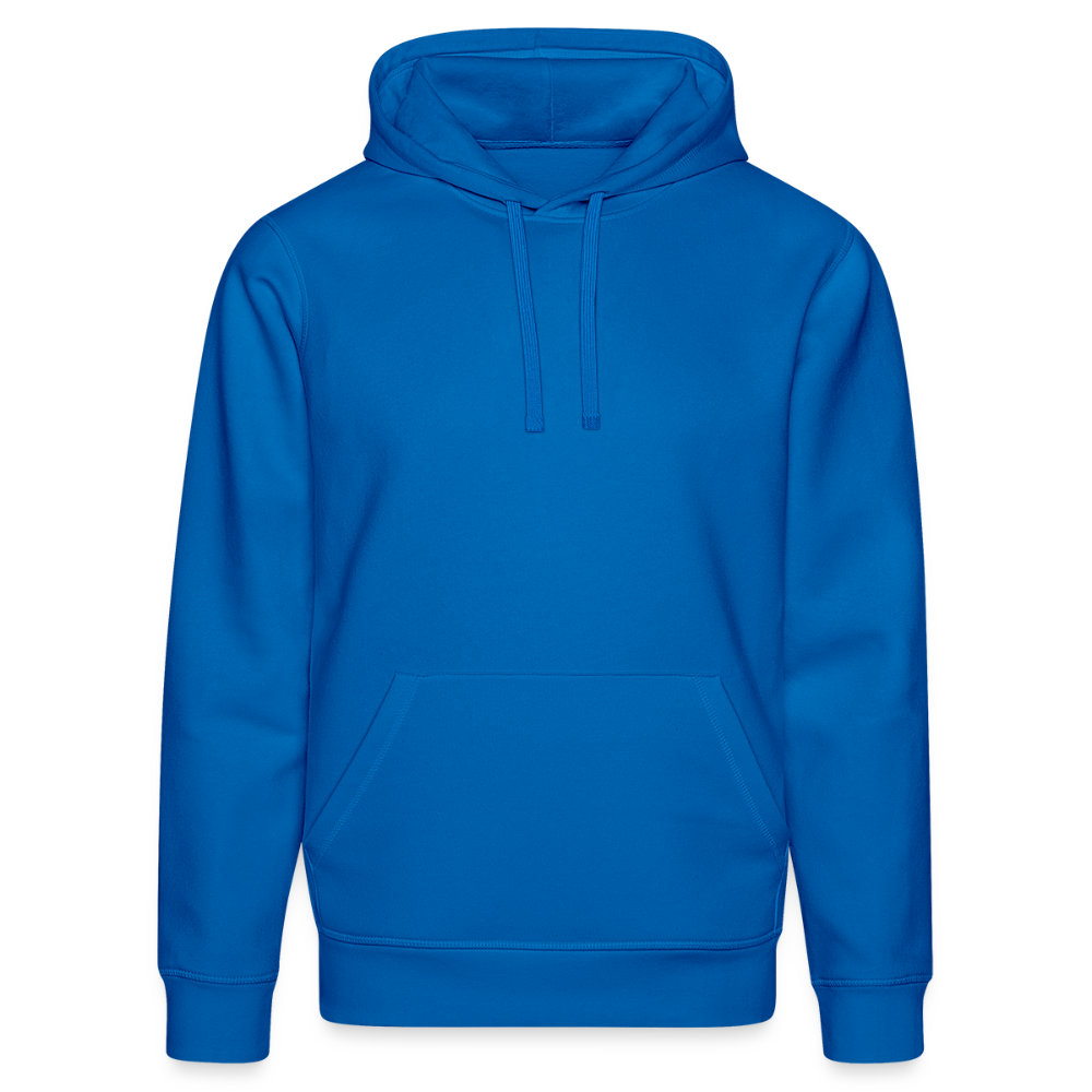 Unisex Bio-Hoodie mit DELICATEZZA SARDINE PRINT Rückseite - Königsblau