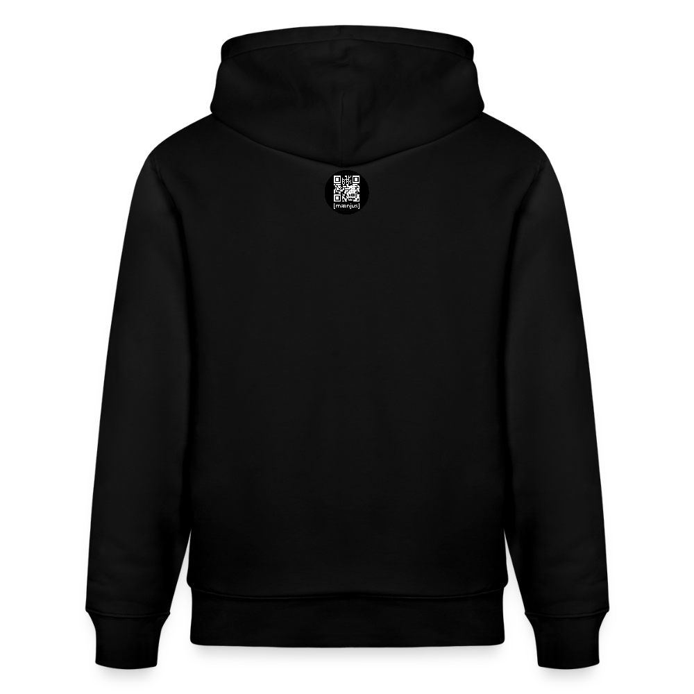 Unisex Hoodie mit WINDROSE PRINT - Schwarz