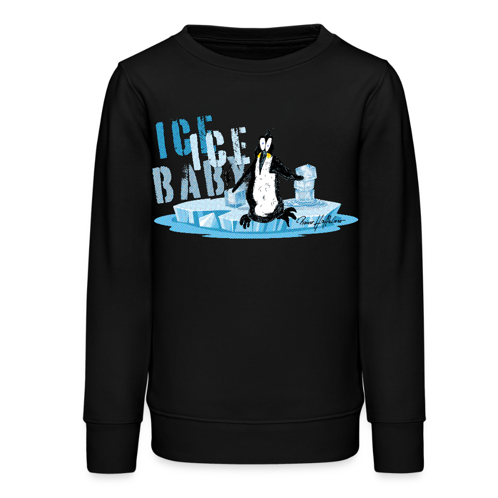 MNJS TEENS Bio Sweatshirt mit ICE ICE BABY PRINT - Schwarz