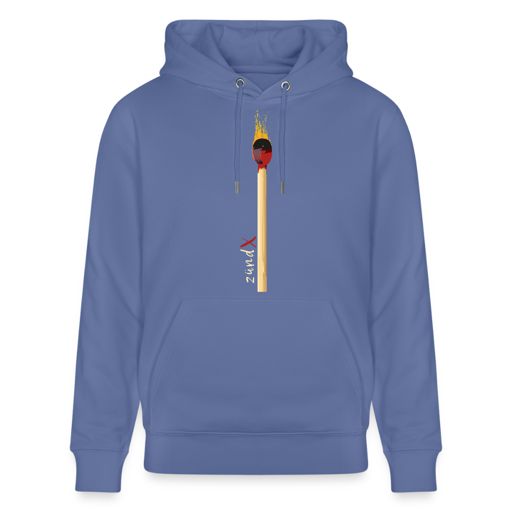 Unisex Hoodie mit zündX PRINT - Blau