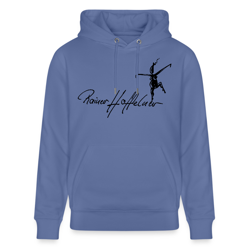 Unisex Bio-Hoodie mit TUSCHEWEIBCHEN PRINT - Blau