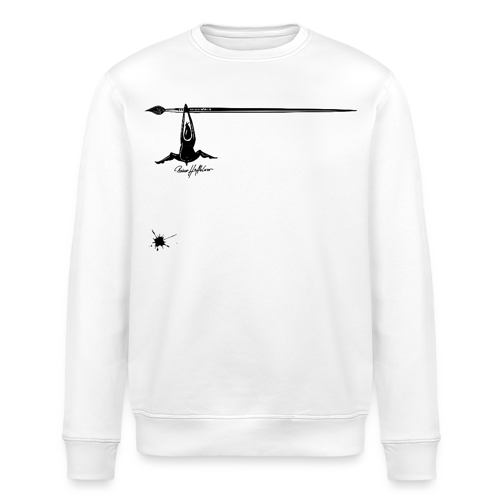 Unisex Bio-Sweatshirt mit MÄNNLE PRINT - Weiß