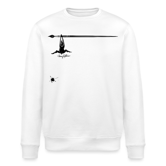 Unisex Bio-Sweatshirt mit MÄNNLE PRINT - Weiß