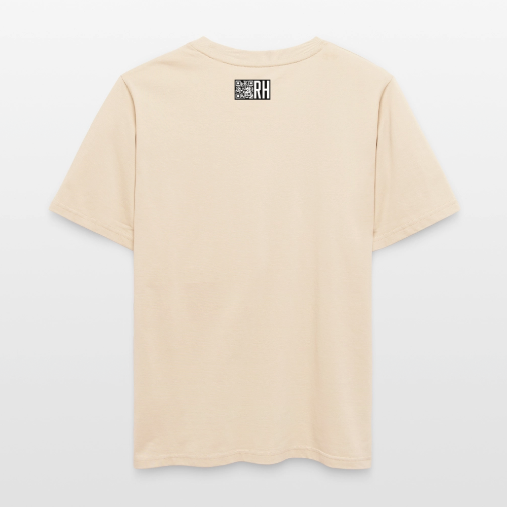 Unisex Bio-T-Shirt mit BÄM PRINT - Weißgrau