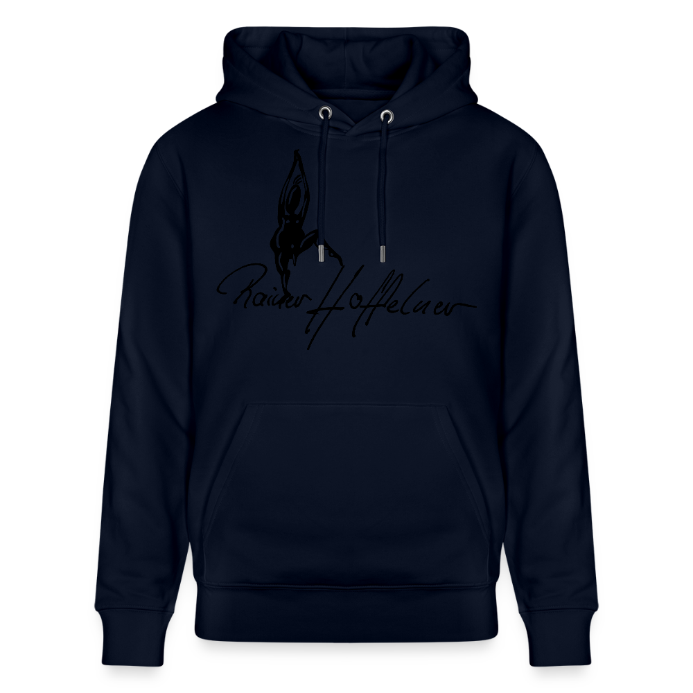 Unisex Bio-Hoodie mit TUSCHEMÄNNCHEN PRINT - Navy