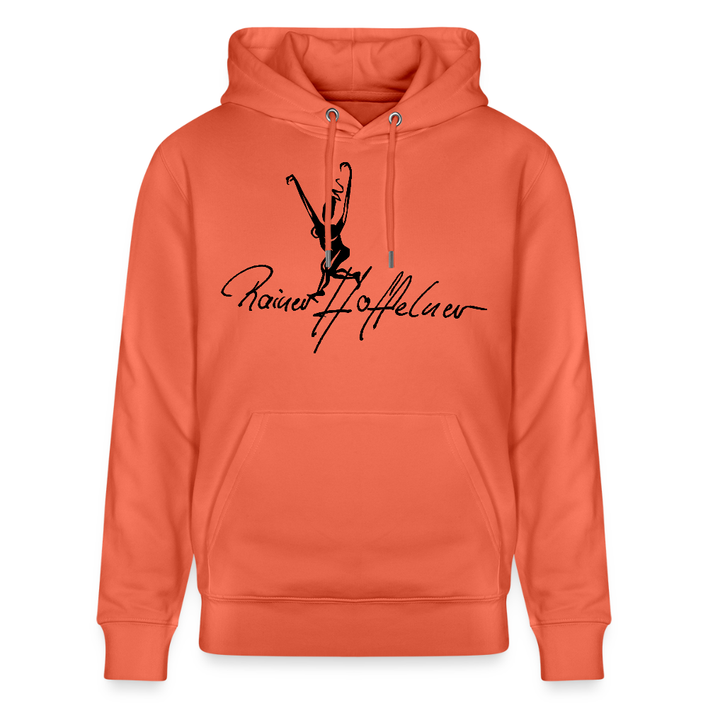 Unisex Bio-Hoodie mit TUSCHEWEIBCHEN PRINT - Hellrot