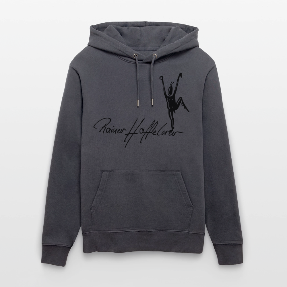 Unisex Bio-Hoodie mit TUSCHEMÄNNCHEN PRINT - Indigoblau