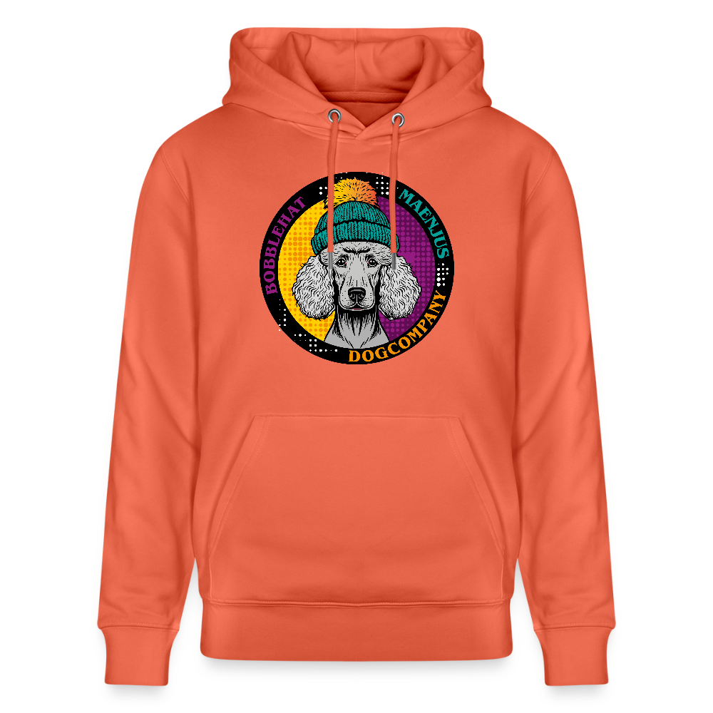 SUnisex Bio-Hoodie mit BOBBLEHAT DOGCOMPANY PRINT - Hellrot