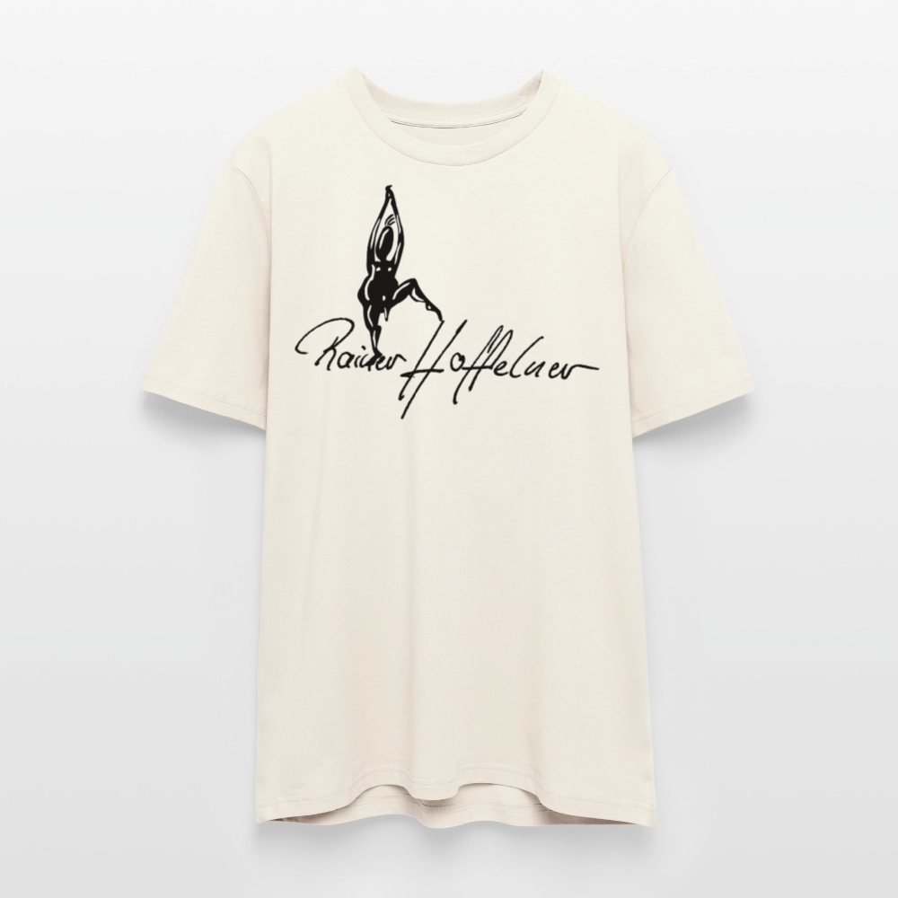 Unisex Bio-T-Shirt mit TUSCHEMÄNNCHEN PRINT - Naturweiß