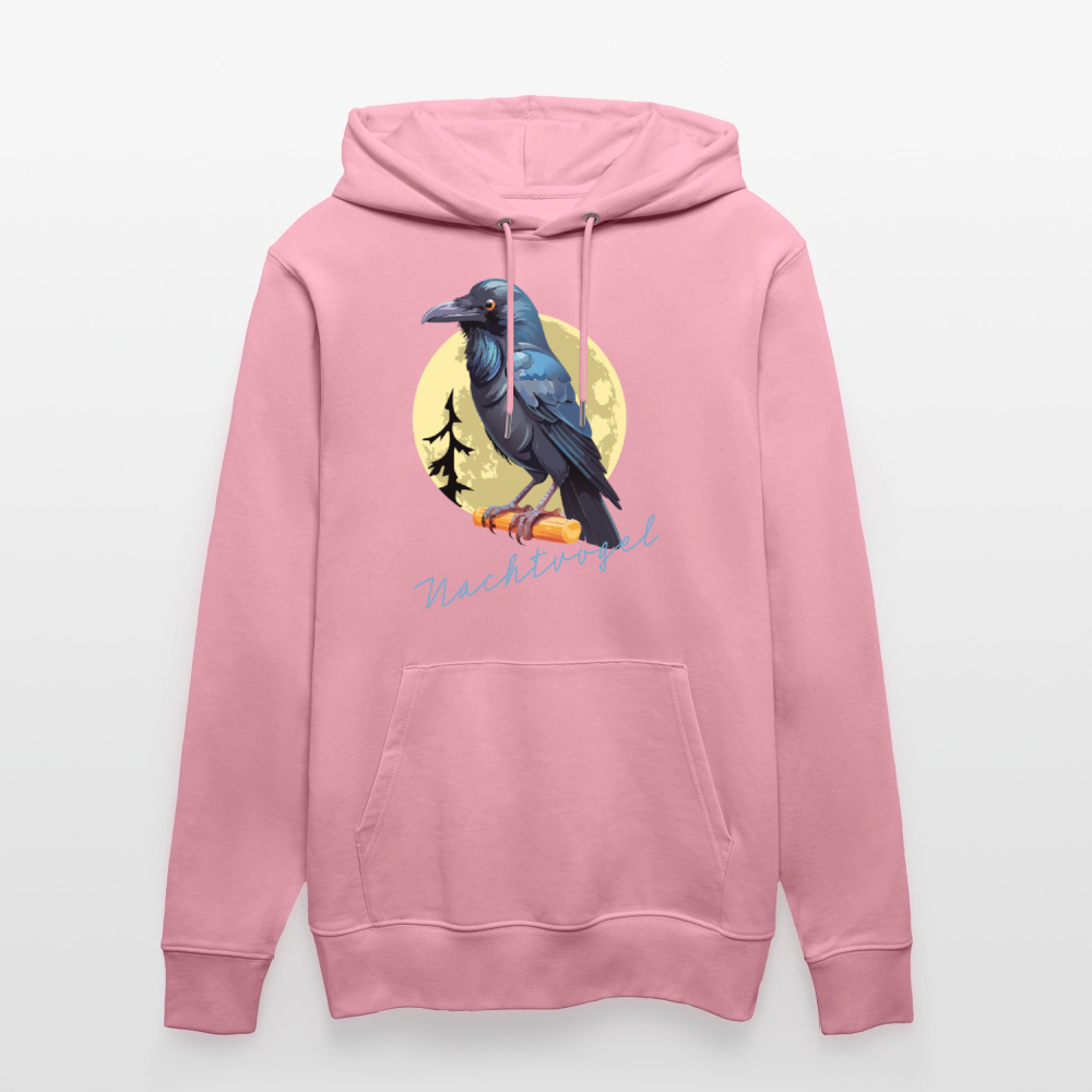 Unisex Hoodie mit NACHTVOGEL PRINT - Lila Traum