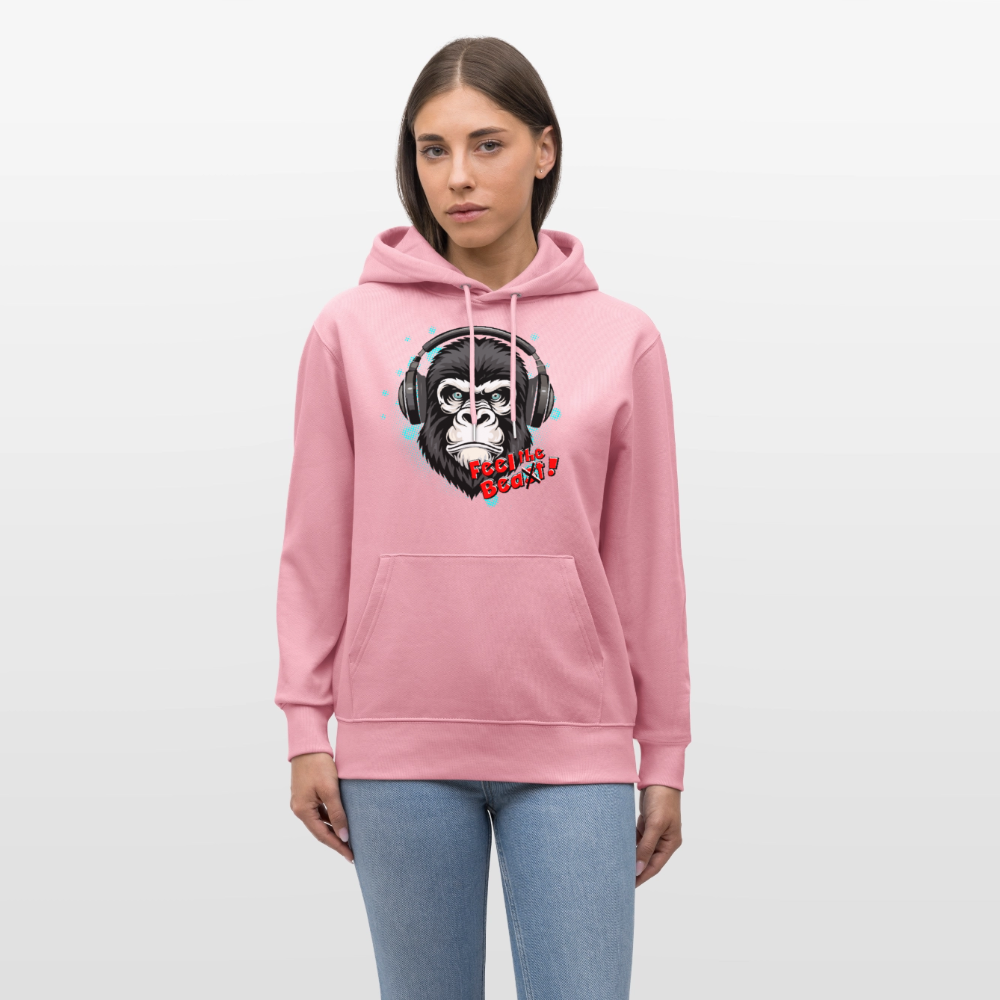 Unisex Hoodie mit FEEL THE BEA(S)T PRINT - Lila Traum