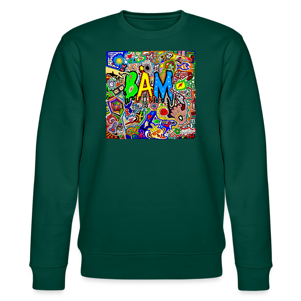 Unisex Bio-Sweatshirt mit BÄM PRINT - Forest