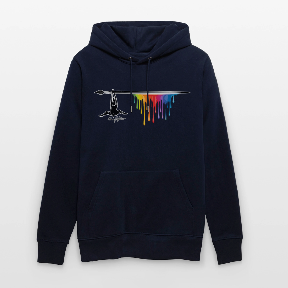 Unisex Hoodie mit TUSCHEMÄNNCHEN PRINT - Navy