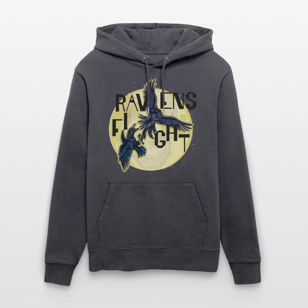 Unisex Hoodie mit RAVENS FIGHT PRINT - Indigoblau