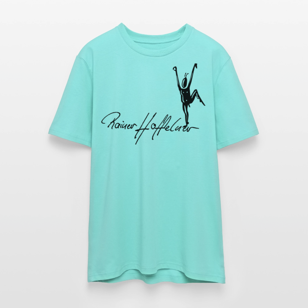 Unisex Bio-T-Shirt mit TUSCHEMÄNNCHEN PRINT - Poolblau