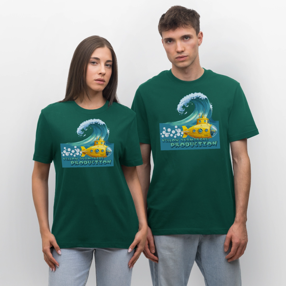 Unisex Bio-T-Shirt mit YELLOW SUBMARINE PRODUCTION PRINT - Forest