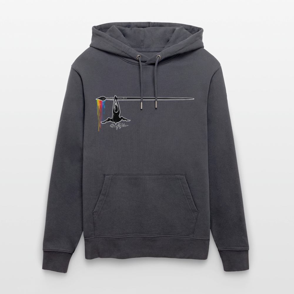 Unisex Hoodie mit TUSCHEMÄNNCHEN PRINT - Indigoblau