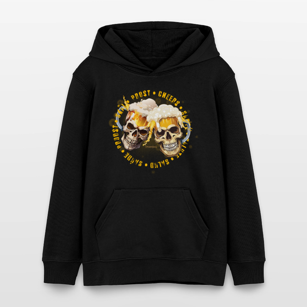 Teens Bio-Hoodie mit OKTOBERFEST EDITION BOYS PRINT - Schwarz