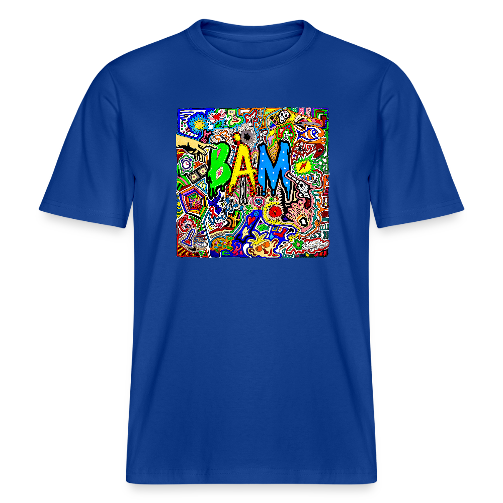 Unisex Bio-T-Shirt mit BÄM PRINT - Dunkelblau