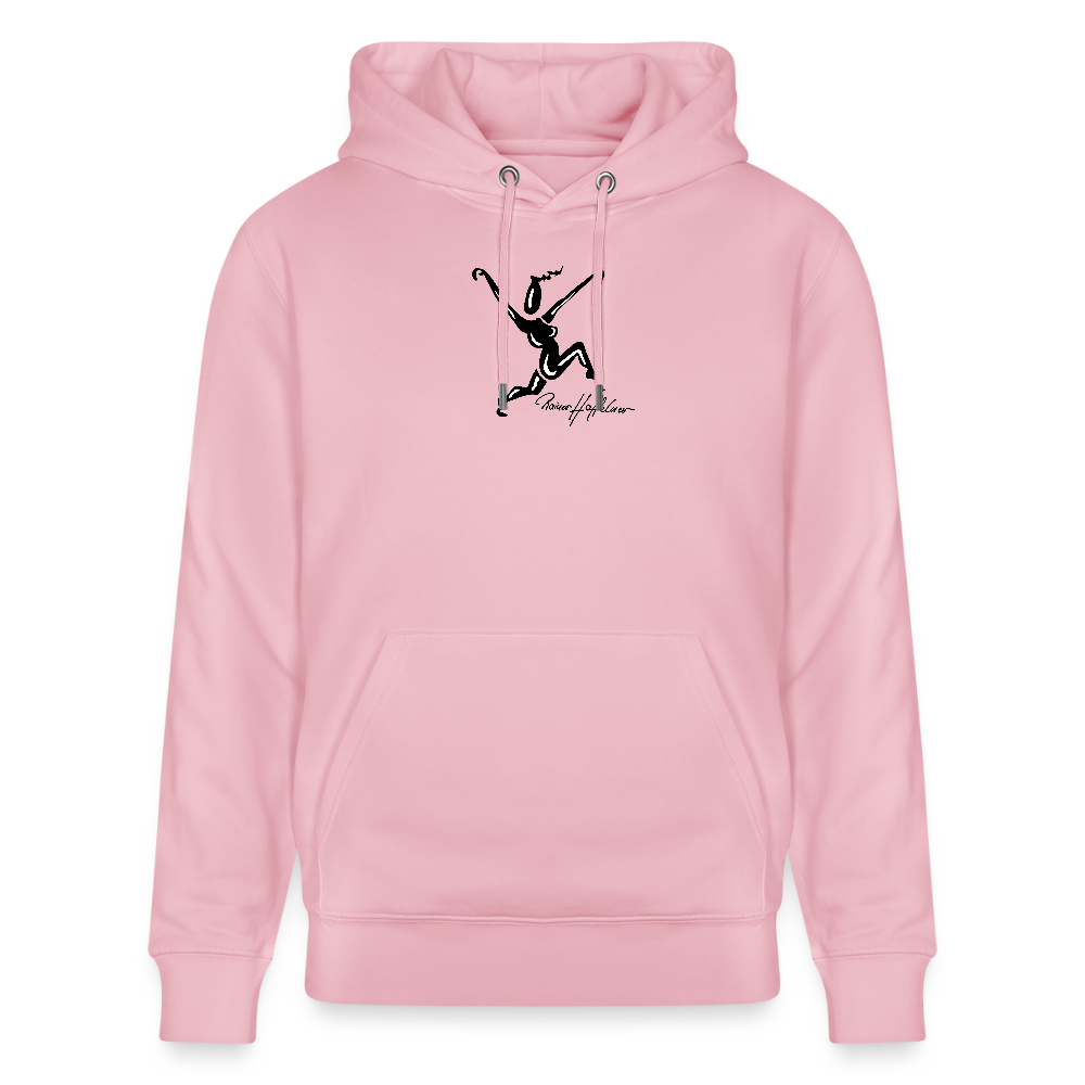 Unisex Bio-Hoodie mit TUSCHEWEIBCHEN PRINT - Hellrosa