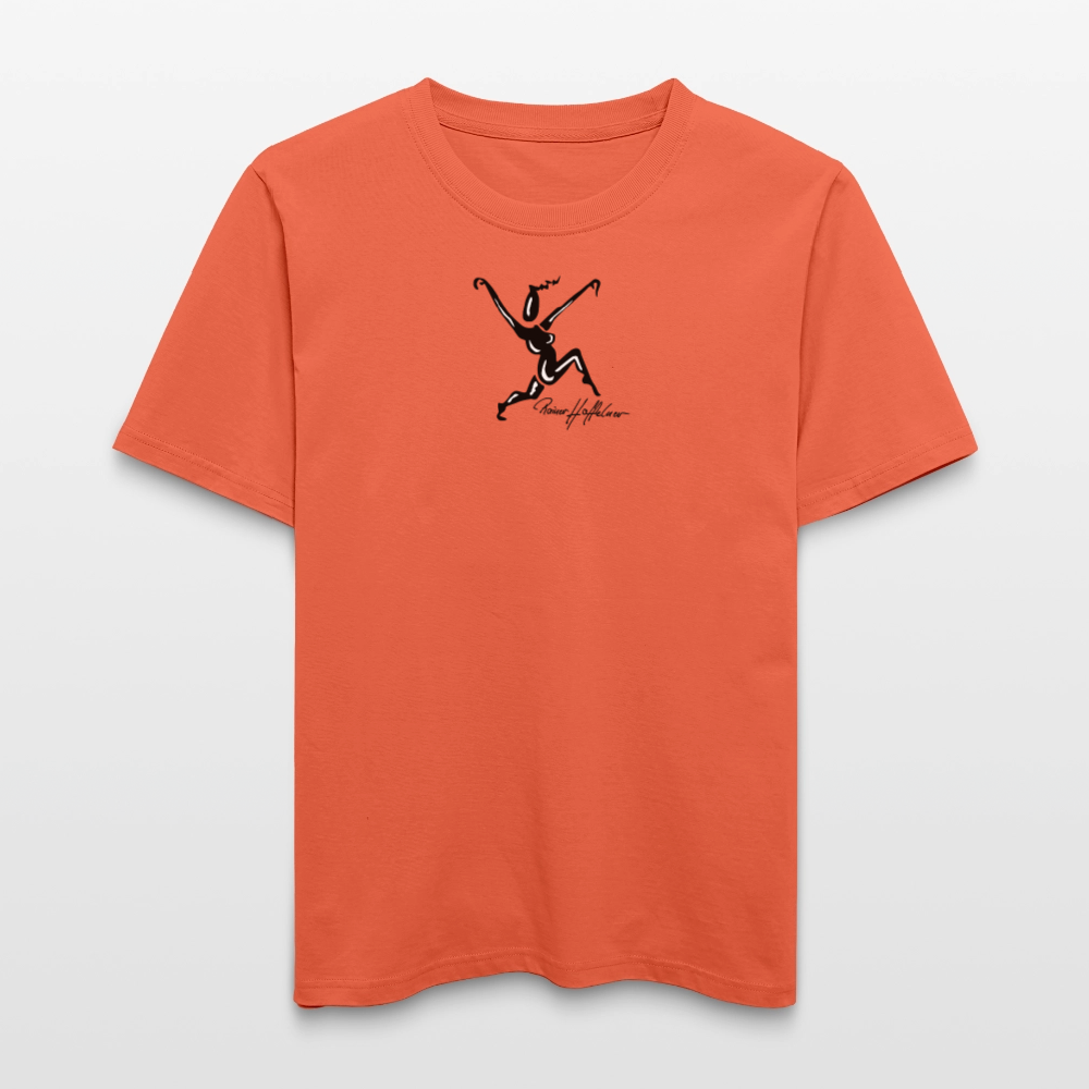 Unisex Bio-T-Shirt mit TUSCHEWEIBCHEN PRINT - Hellrot