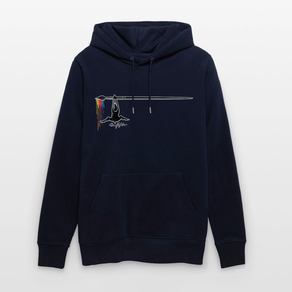 Unisex Hoodie mit TUSCHEMÄNNCHEN PRINT - Navy